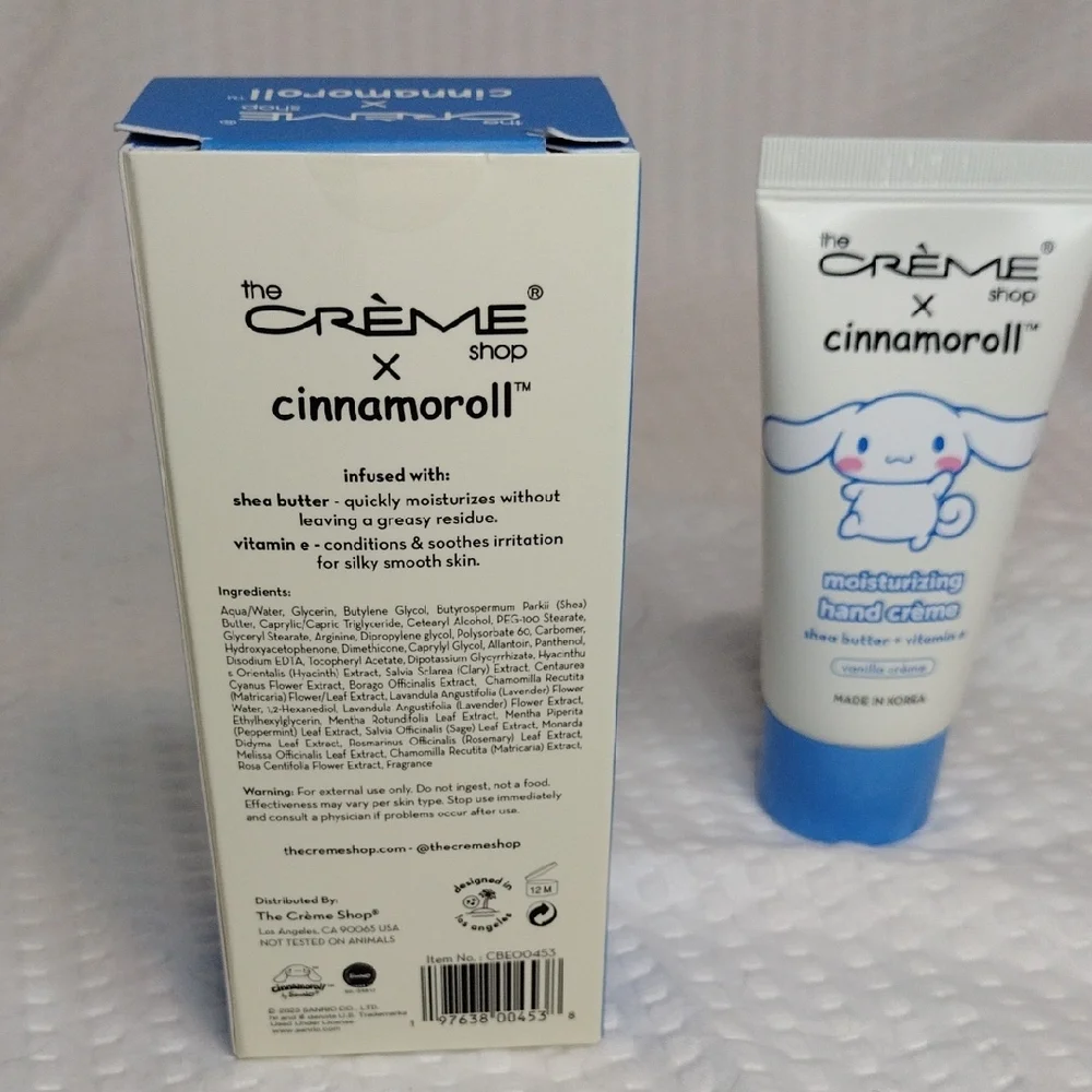 The Creme Shop x Cinnamoroll Moisturizing Hand Crème - Vanilla Creme